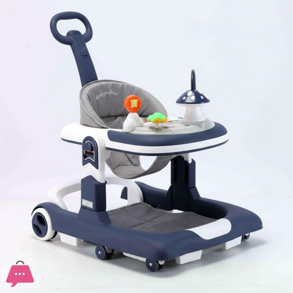 Multifunctional Mushroom Baby Walker With Push Bar MY-816