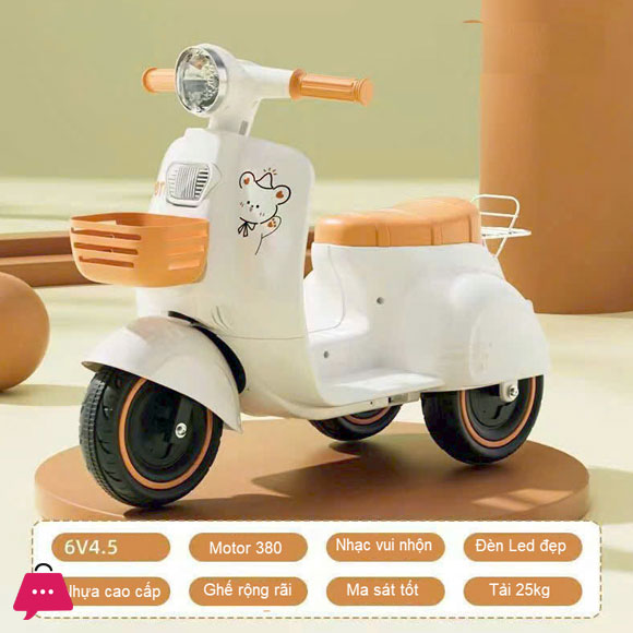 Small Vespa Electric Bike for Kids 1-3 Years