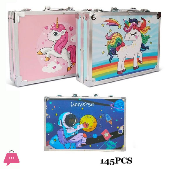145 pc Art Set Premium Briefcase 4-Sides