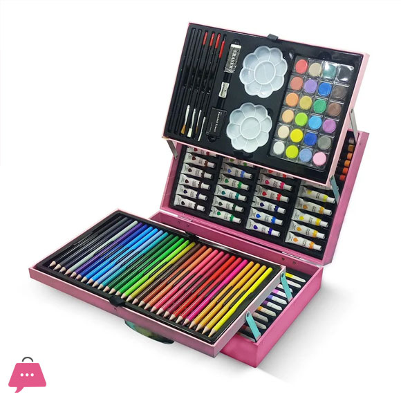 145 pc Art Set Premium Briefcase 4-Sides
