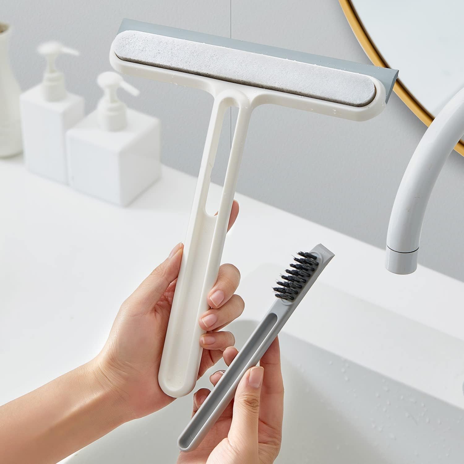 Silicone Shower Wiper Window Squeegee Bathroom Wiper