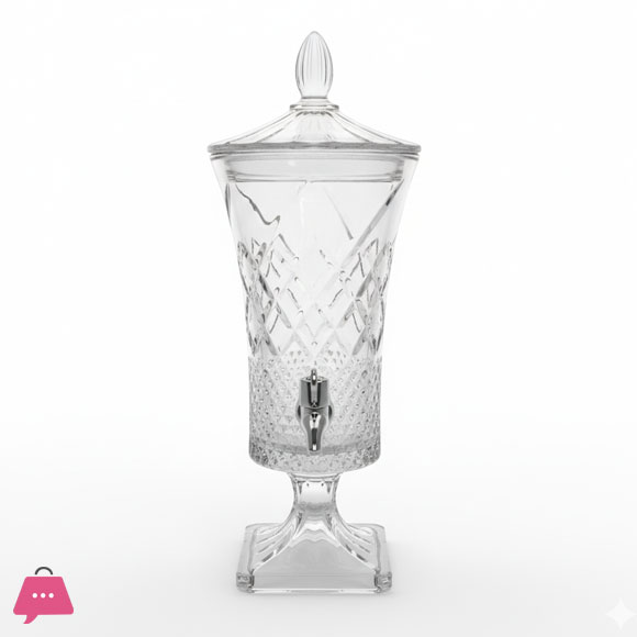 High Quality Juice Drinking Dispenser for Hotel and Home Using with Tap Glass Juice Beverage Dispenser Glassware 4.2 Liter