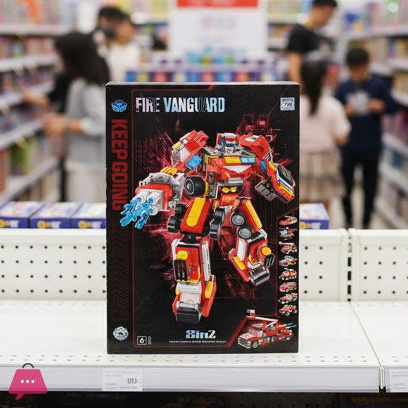 Transformers 8 in 2 Engineering Corps Deformation Robot Building Blocks