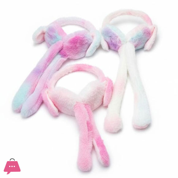 Cute Moving Rabbit Ear Toy with Chu Chu Sound - Multicolor