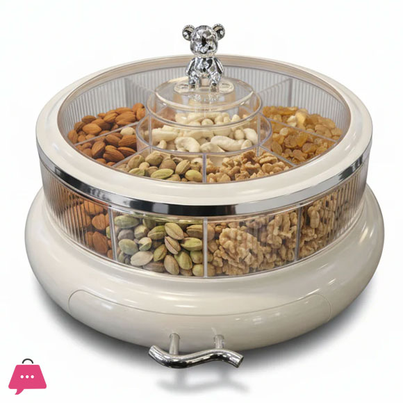 Dry Fruit Bowl Nordic Style Bear Knob