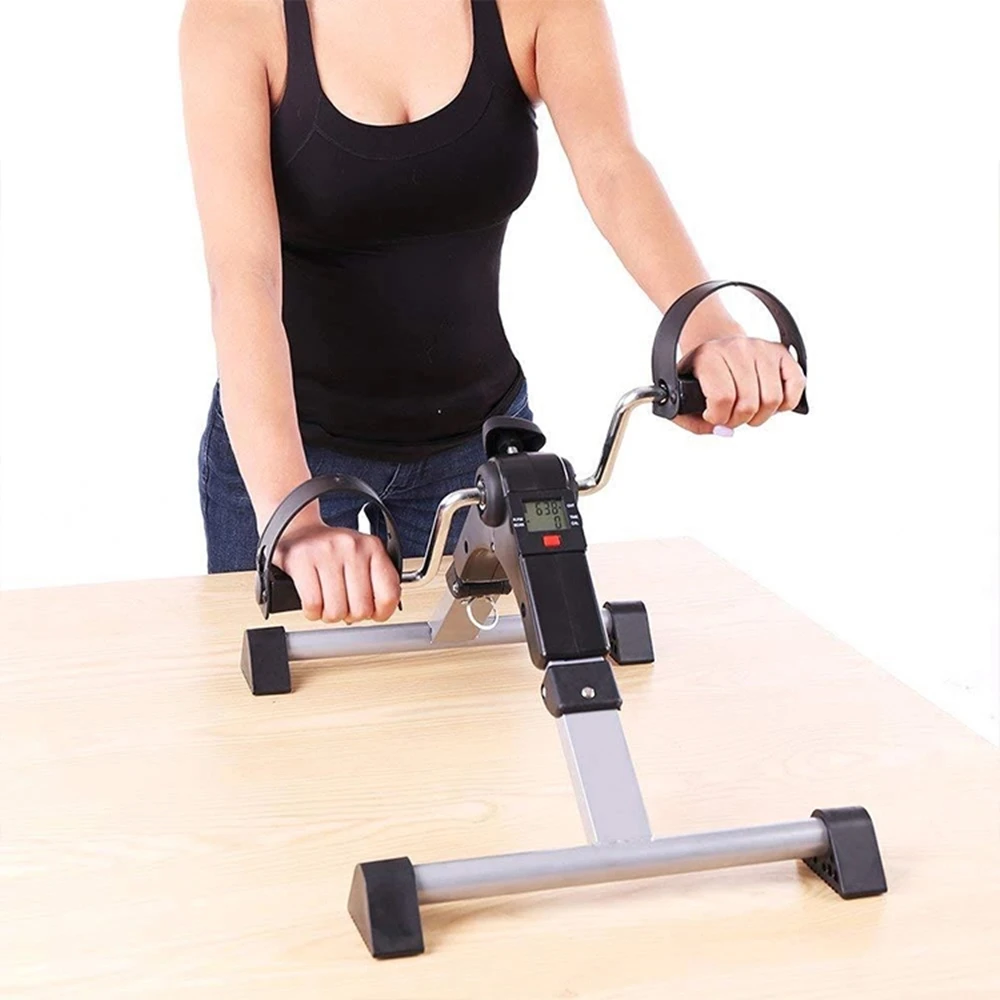 Mini Exercise Bike Bodybuilding Machine Elderly Rehabilitation Leg Arm Trainer Medical Exercise