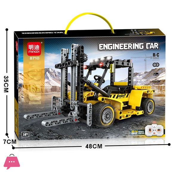 Bulldozer Dump Truck Building Blocks Set for Children Engineering Toys City Construction Bricks, Car Kids Gift