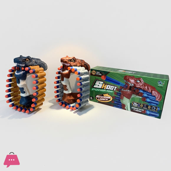 Burst Dinosaur Roar Blasting Toy Gun EVA Soft Bullet Wrist Blasting Soft Bullet Gun