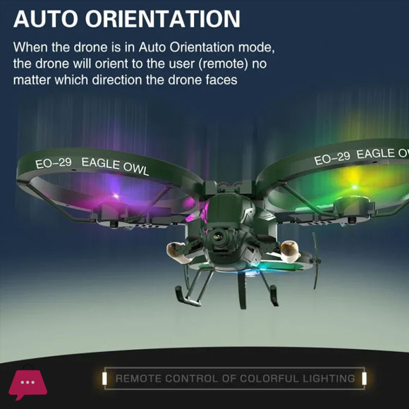EO-29 Poisonous Scorpion RC Drone Quadcopter Plane 4 Axis 6CH Fixed Wing RC Aircraft