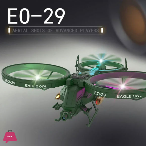 EO-29 Poisonous Scorpion RC Drone Quadcopter Plane 4 Axis 6CH Fixed Wing RC Aircraft