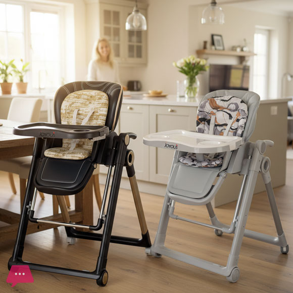 JOYOUS Baby High Chair with Rocker 11-4