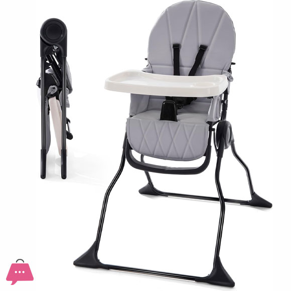 JOYOUS Foldable High Chair for Babies and Toddlers HCY-021