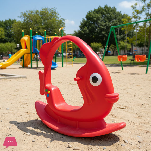 Kindergarten Childrens Rocking Fish Seesaw Rock Fish Seesaw