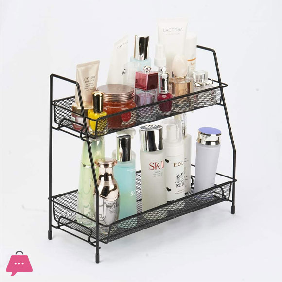 Kitchen Organizer Storage Rack Spice Jars Holder Cosmetics Shelf Toliet Desktop Organiser