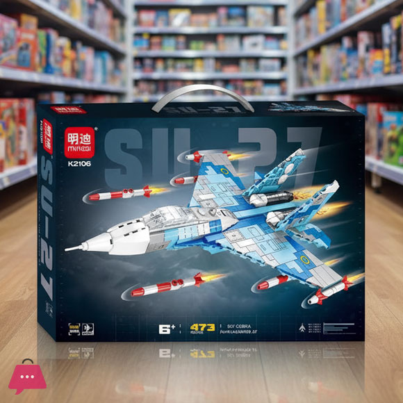 LEGO SU-27 Airplane Building Blocks – 473 PCS
