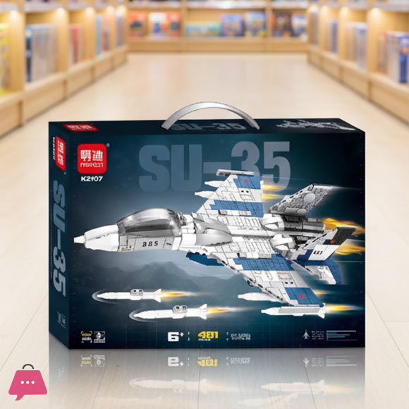 LEGO SU-35 Airplane Building Blocks - 481 PCS