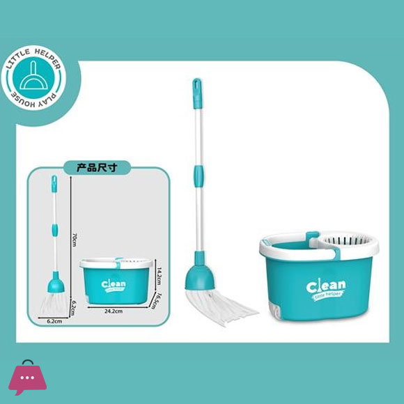 Little Helper Play House Mop & Bucket Set