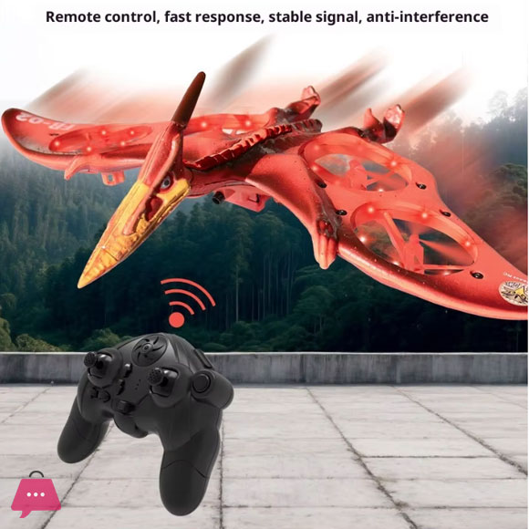 Pterosaur Fighter Simulated Drone Remote Controlled 4-Channel Resin Drone FB-02
