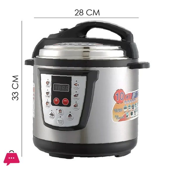 Silver Crest 1000W 6 Liters 10 In 1 Electric Pressure Cooker | SC-896