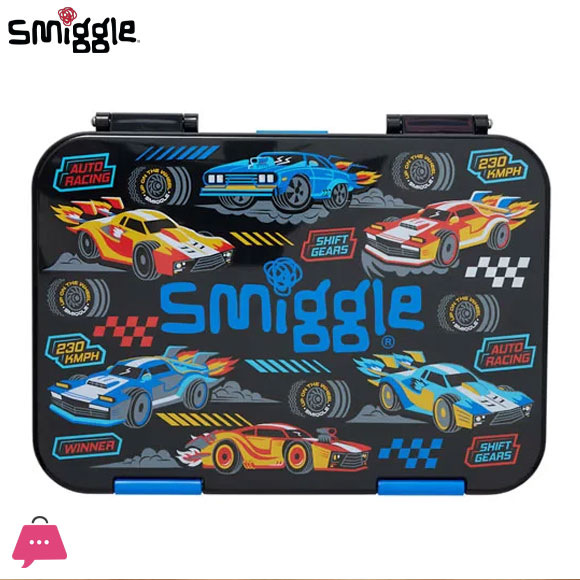 Smiggle Lunch Box Kids Racing Car Design