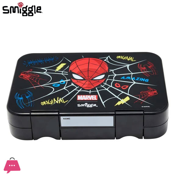 Smiggle Lunch Box Spider man character design for Kids