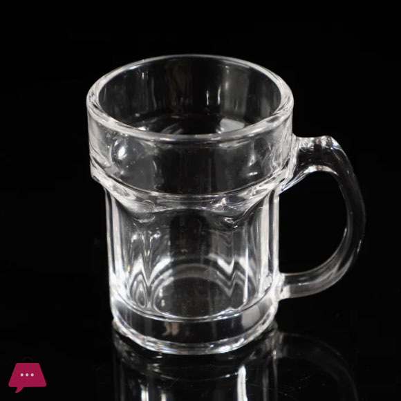 Thickened Glass Ribbon Beer Cup Creative Cool Large Summer Draft Beer Cup Beverage Tea Cup