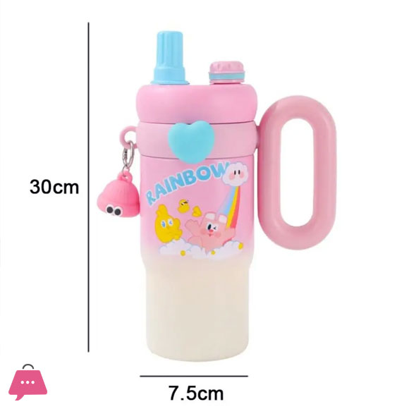 Vacuum Cup Cartoon Large Capacity Insulated Cup 316 Stainless Steel 850ml