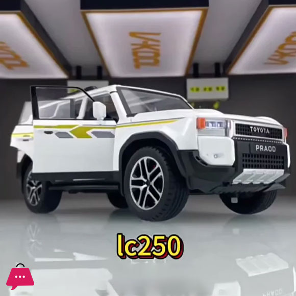 1:24 Prado LC250 LC80 Alloy Model Toy Diecast Metal Miniature Car