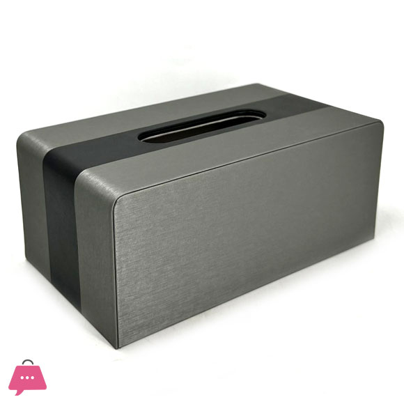 1 Leather Tissue Box, Rectangular Tissue Box