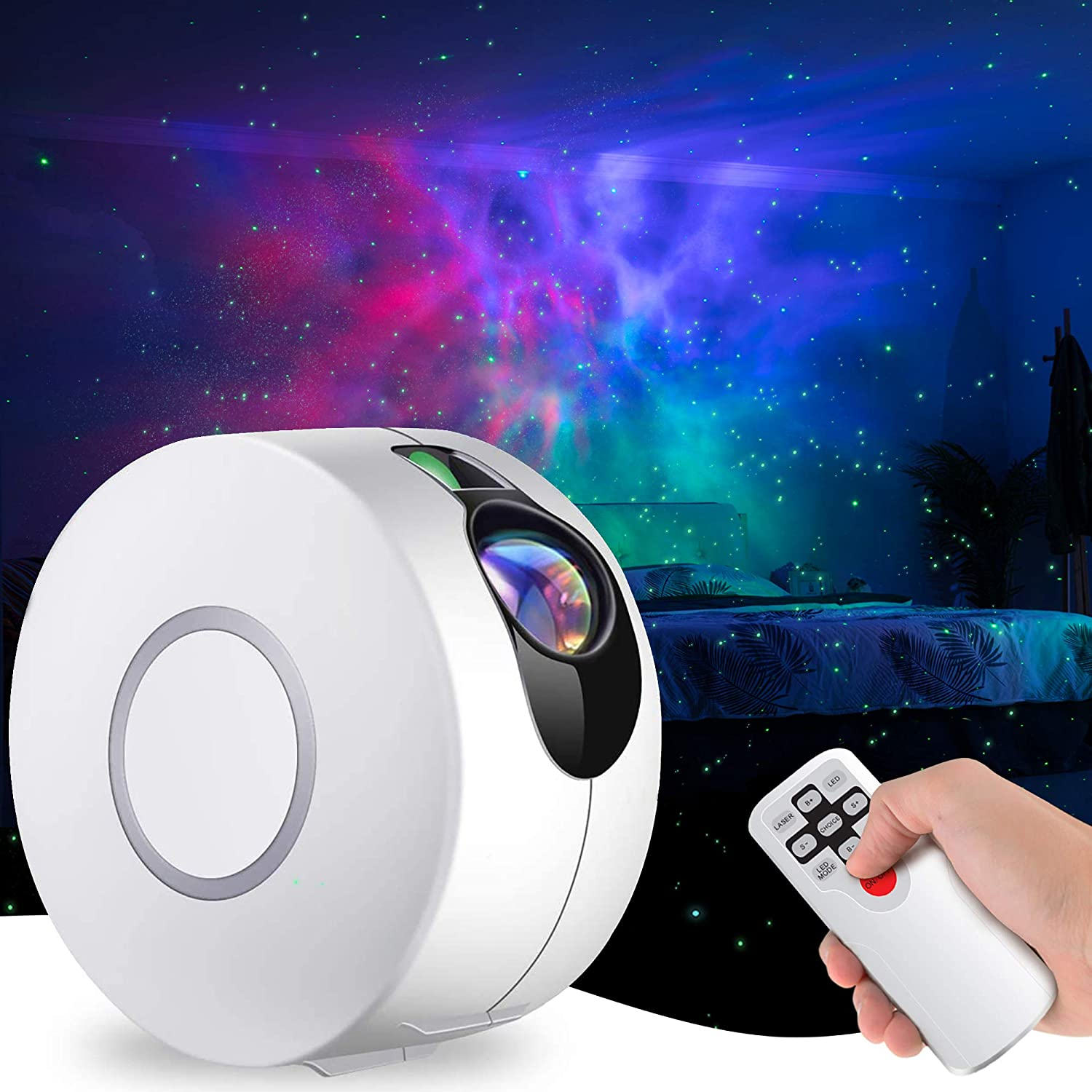 Star And Galaxy Projector With BT Speaker