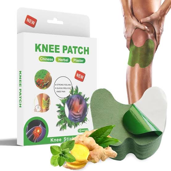 Chinese Herbal Knee Pain Relief Patch – Natural Plaster for Joint, Arthritis, Muscle & Knee Pain (10 Pcs Pack)