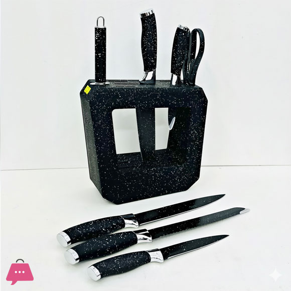 8-Piece Knife Set with Stand