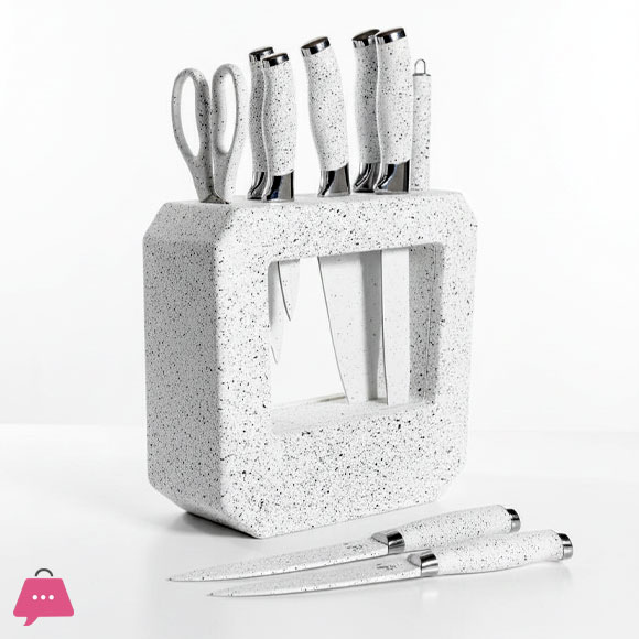 8-Piece Knife Set with Stand