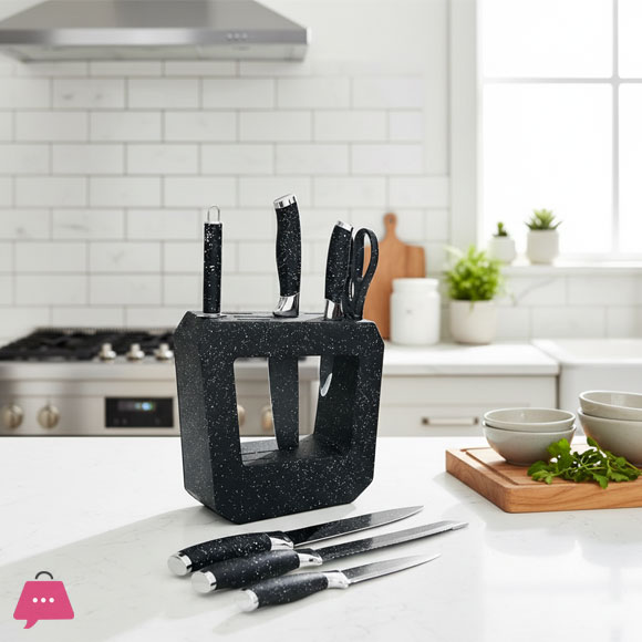 8-Piece Knife Set with Stand