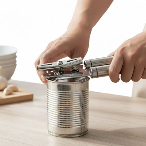 Shengya Manual Can Opener Heavy-Duty Stainless Steel Side Cut Tin Opener