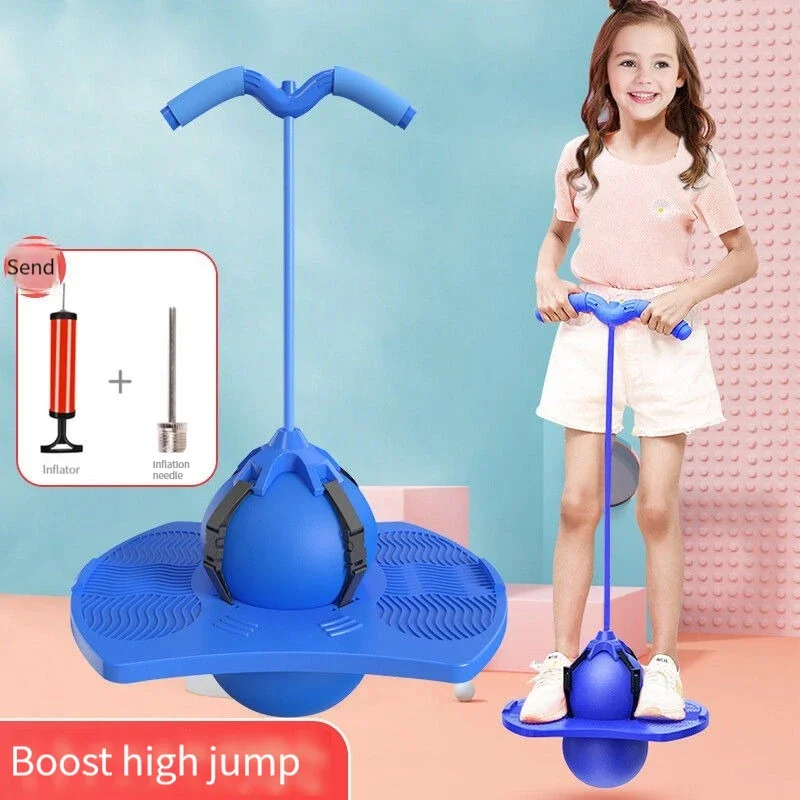 Bouncing Ball Frog Jump Long Height Exercise Equipment Increase High Jump Bouncing Ball Childrens Balance Training Equipment