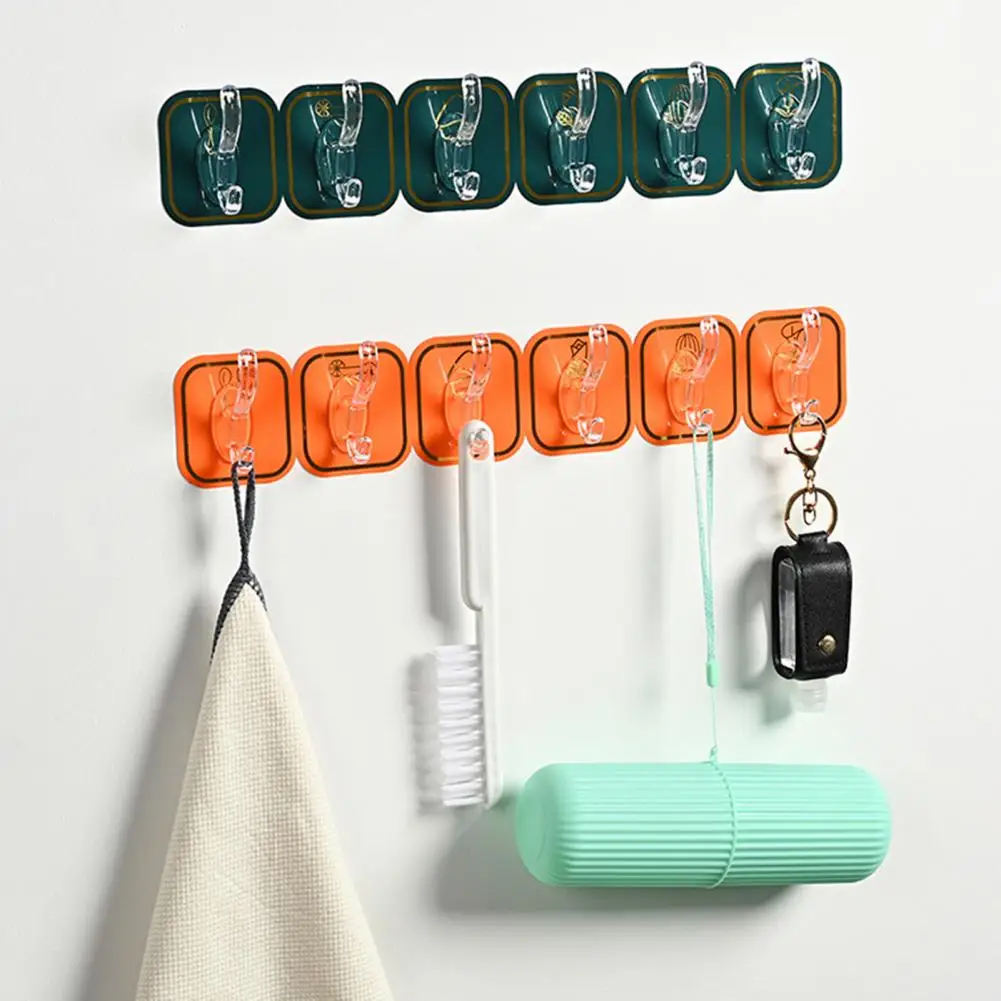 Multipurpose Wall Mounted 6 Hook