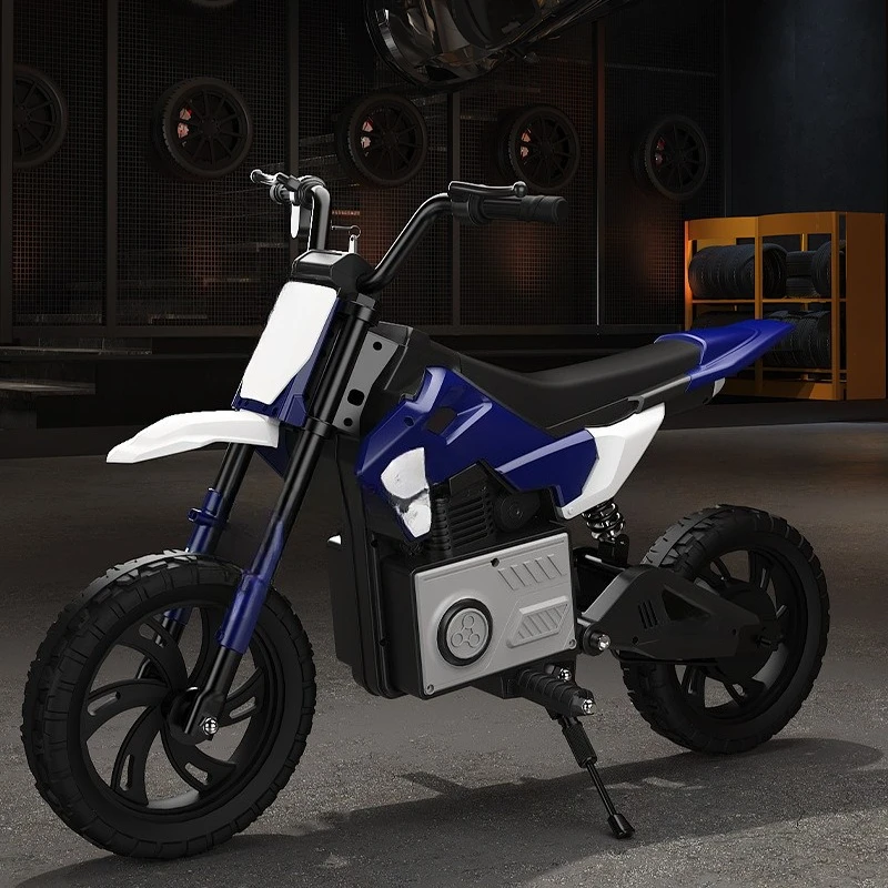 24V Cross Bike For Kids Electric Motorcycle Double Drive Large Two-Wheeled Motorcycle