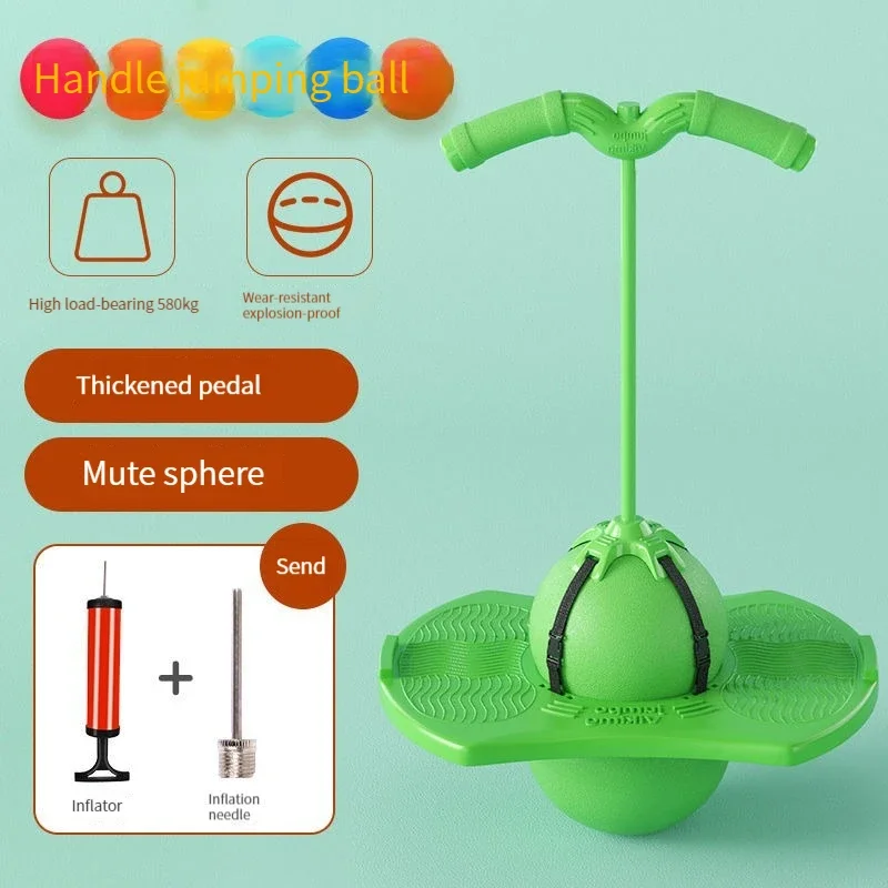 Bouncing Ball Frog Jump Long Height Exercise Equipment Increase High Jump Bouncing Ball Childrens Balance Training Equipment
