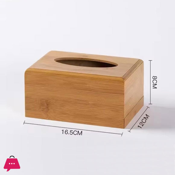 Bamboo Wooden Tissue Box