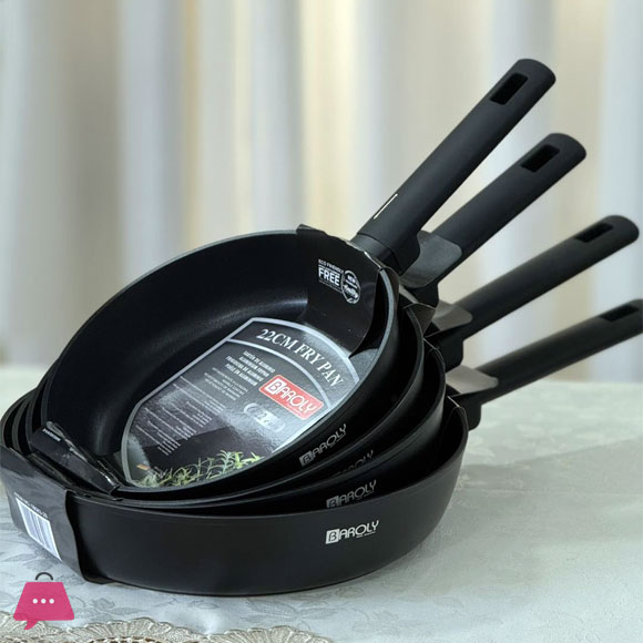 BAROLY Granite Coating Frying Pan - Induction Safe