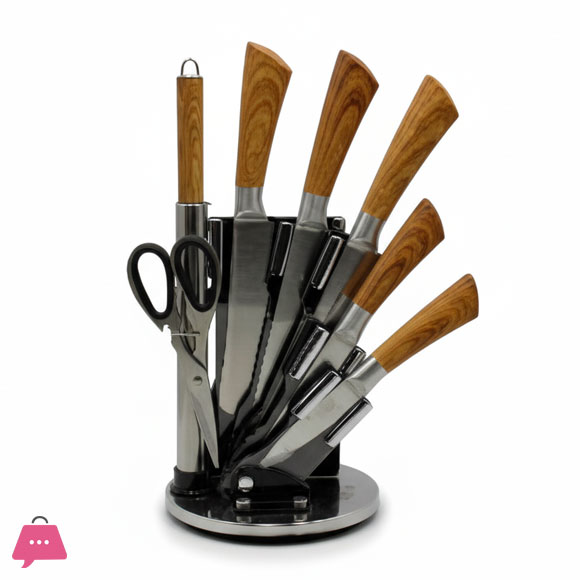 BASS 8-Piece Knife Set Creative Kitchen Experience – Modern Kitchen Essentials