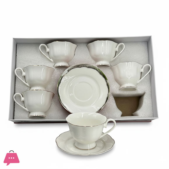 Bone China Tea Cup Saucer Set