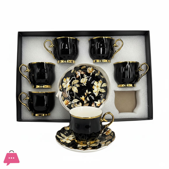 Bone China Tea Cup Saucer Set