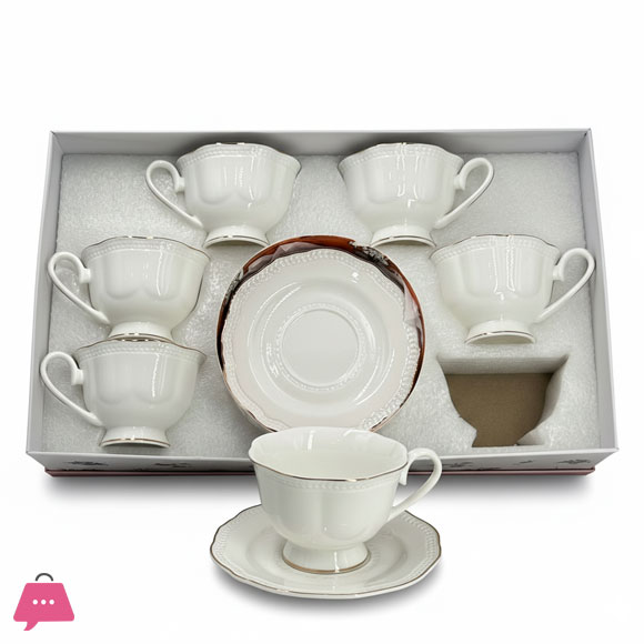 Bone China Tea Cup Saucer Set