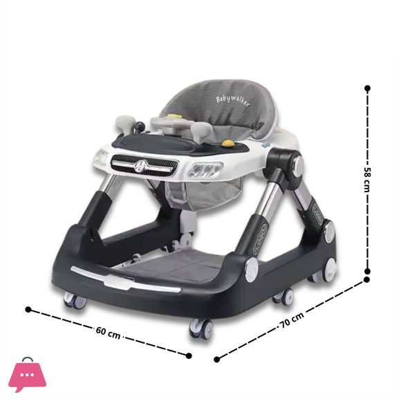 Classic Elegant Baby Walker with Lights and Music