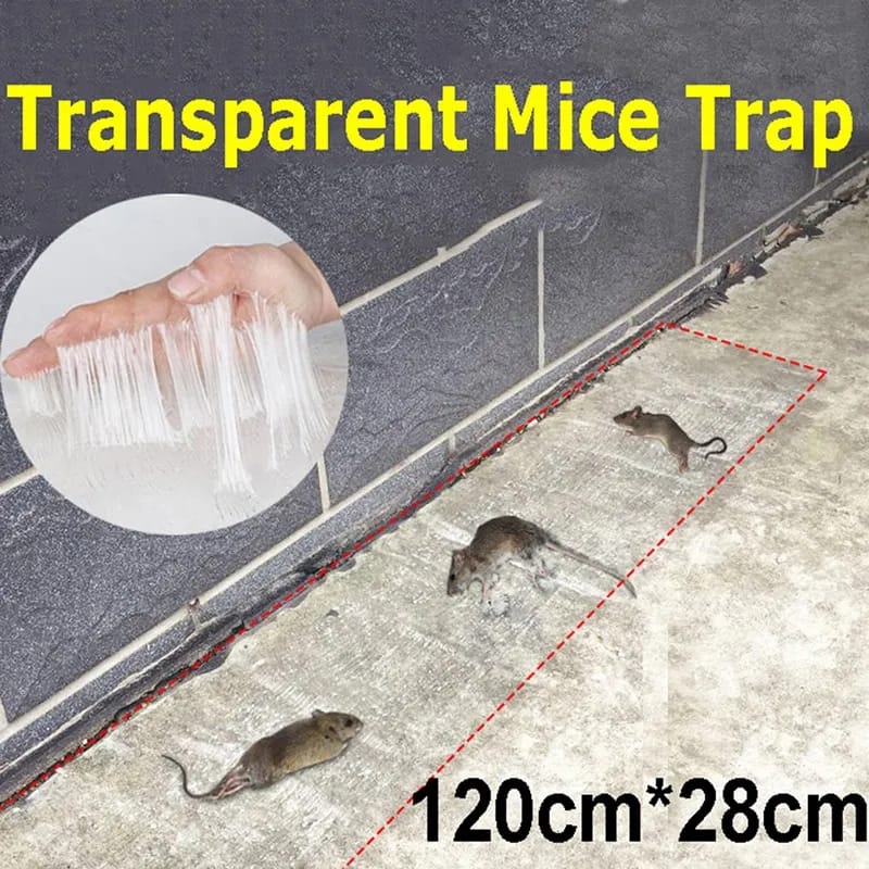 Mice Mouse Catcher Sticky Mouse Carpet Glue Board Rat Mouse Glue Trap 28cm X 120cm