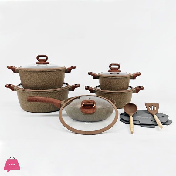 Donnor 15-Pcs Non-Stick Cookware Set