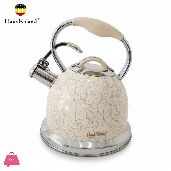 Haus Roland GERMANY DESIGN 3L Stainless Steel Stovetop Whistling Kettle