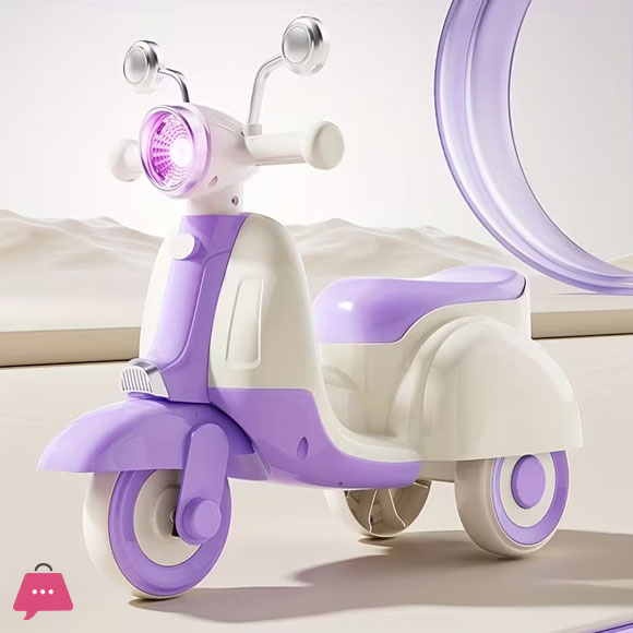 Motorcycle Model Kids Slide Car with Music and Light